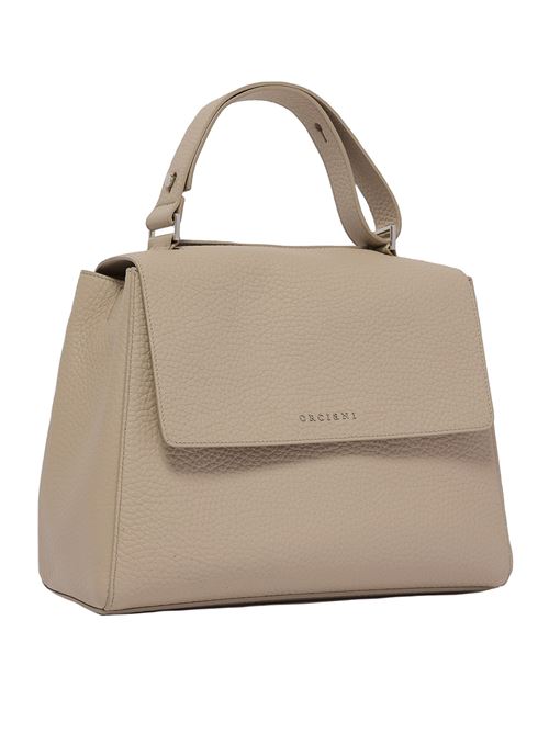Sveva Soft Medium leather bag with shoulder strap ORCIANI | BT2006SOFTSABBIA