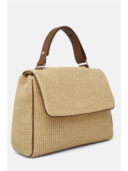 Borsa sveva media in raphia con tracolla ORCIANI | BT2006ZANZIBARBISCOTTO