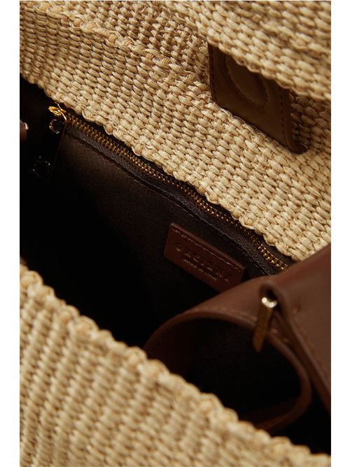 Borsa sveva media in raphia con tracolla ORCIANI | BT2006ZANZIBARBISCOTTO