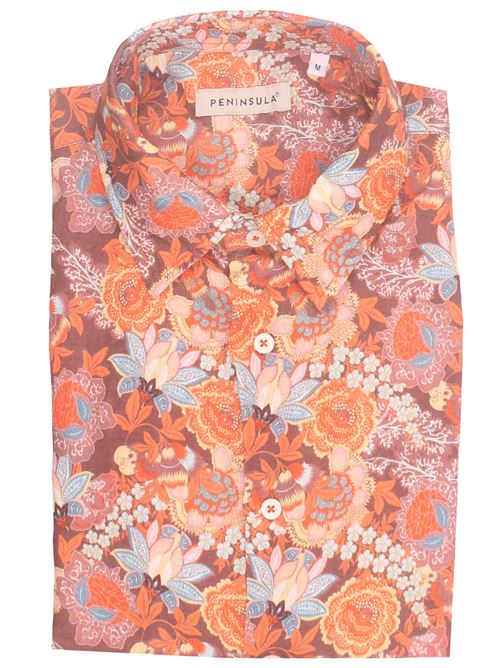 camicia stampa in lino PENINSULA | P26SSH001BT01