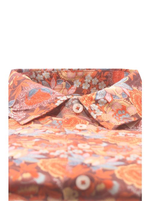 camicia stampa in lino PENINSULA | P26SSH001BT01