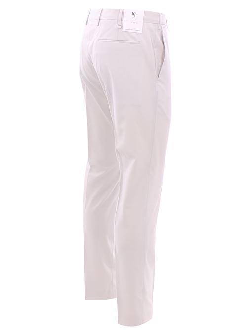 pantalone dieci f.f. in lana tropical bi-stretch PT | AFX0Z00VRN-MA27020