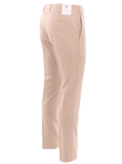 pantalone dieci f.f. in lana tropical bi-stretch PT | AFX0Z00VRN-MA27040