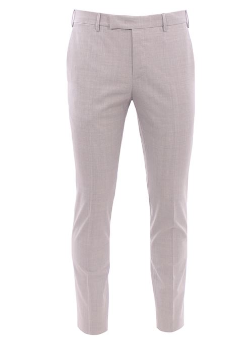 pantalone dieci f.f. in lana tropical bi-stretch PT | AFX0Z00VRN-MA27220