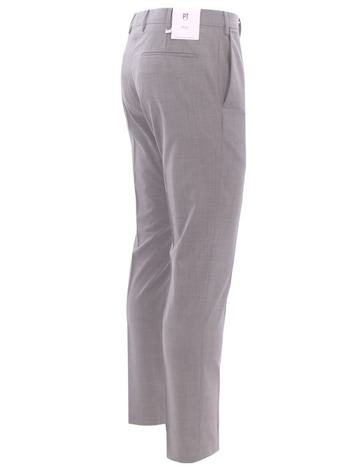 pantalone dieci f.f. in lana tropical bi-stretch PT | AFX0Z00VRN-MA27240