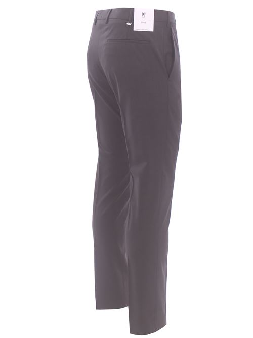 pantalone dieci f.f. in lana tropical bi-stretch PT | AFX0Z00VRN-MA27260.