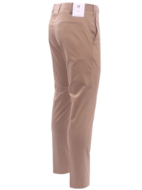 pantalone dieci f.f. in cotone stretch PT | ASX0Z00VRN-NU68130