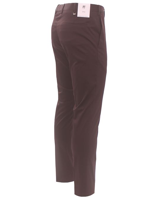 pantalone dieci f.f. in cotone stretch PT | ASX0Z00VRN-NU68190