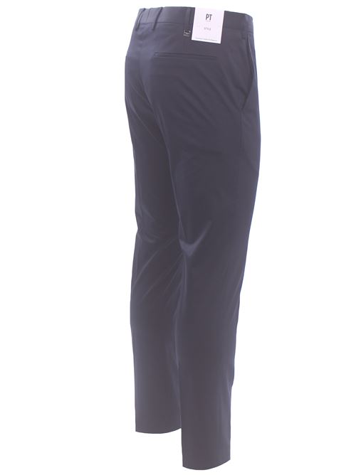 pantalone dieci f.f. in cotone stretch PT | ASX0Z00VRN-NU68360