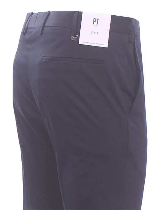 pantalone dieci f.f. in cotone stretch PT | ASX0Z00VRN-NU68360