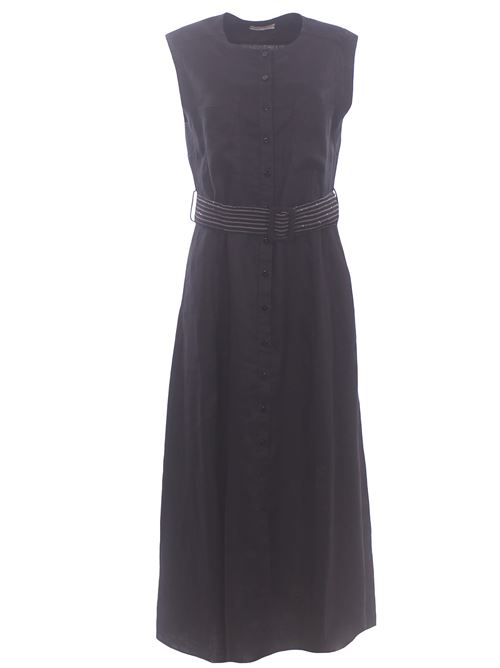 Abito lungo chemisier in lino PUROTATTO | SS260404135315