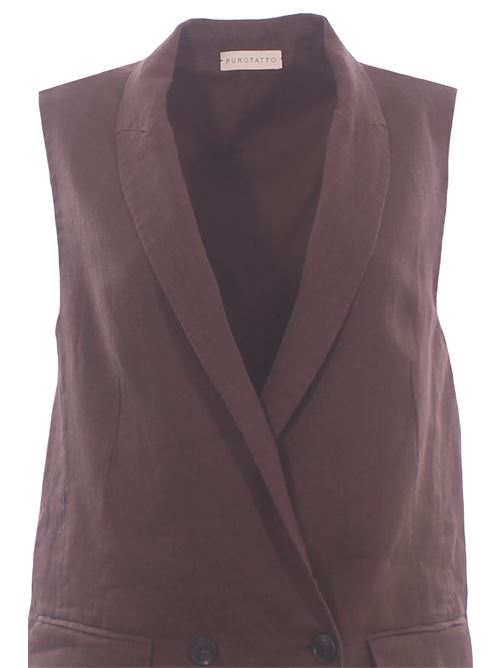 double breasted linen jacket PUROTATTO | SS260408105507