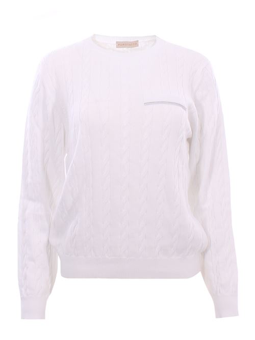 cotton crew neck PUROTATTO | SS260722228567