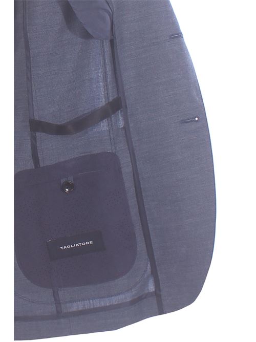 abito dakar in chambray di misto lana TAGLIATORE | A-DAKAR22K11210021I3076