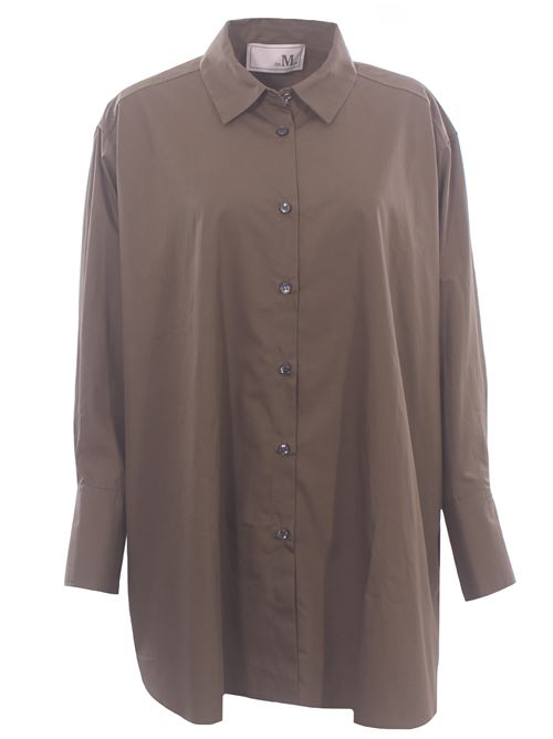 oversized cotton shirt THE M.. | PEONIA102OLIVA