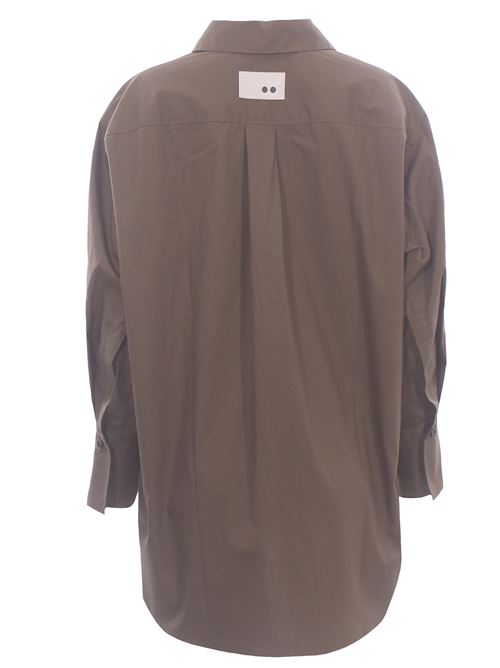 oversized cotton shirt THE M.. | PEONIA102OLIVA