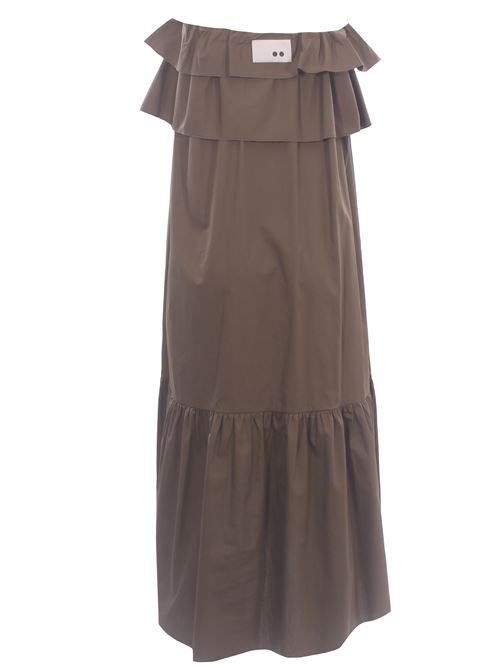 popeline cotton dress with flounces THE M.. | PETRAOLIVA