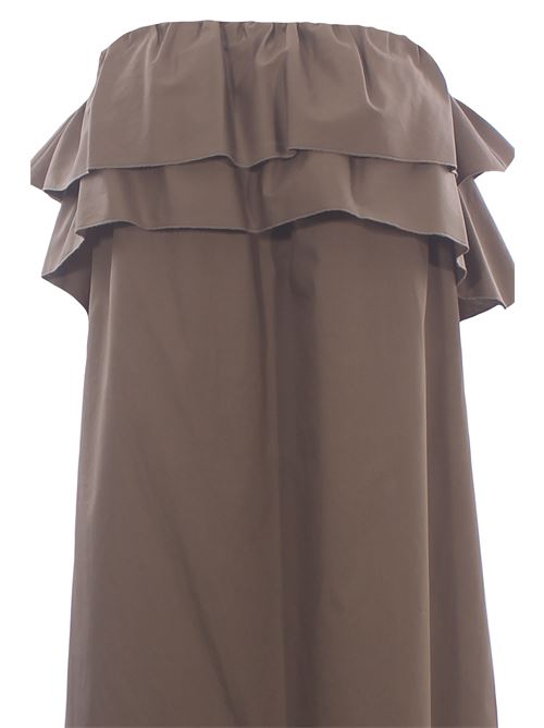 popeline cotton dress with flounces THE M.. | PETRAOLIVA