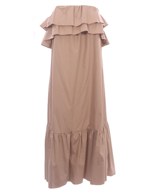 popeline cotton dress with flounces THE M.. | PETRASABBIA