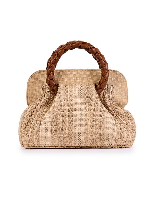 Jacquard raffia handbag VIAMAILBAG | DEAPOSHP01