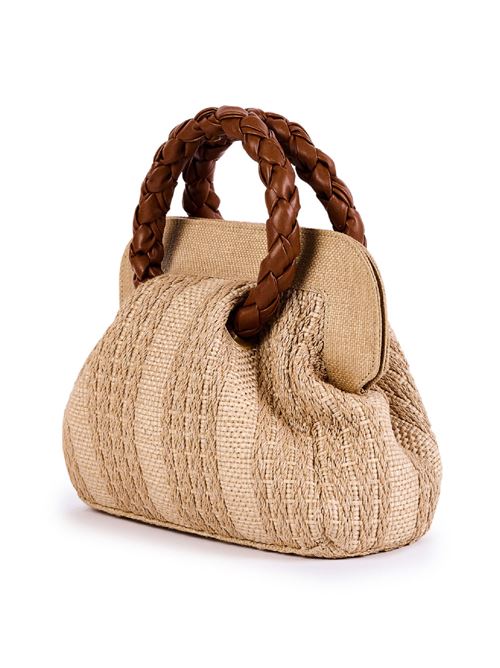 Jacquard raffia handbag VIAMAILBAG | DEAPOSHP01