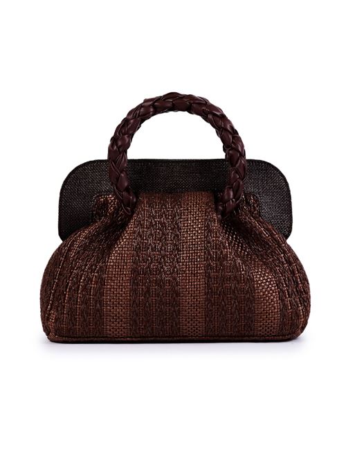 Jacquard raffia handbag VIAMAILBAG | DEAPOSHP03