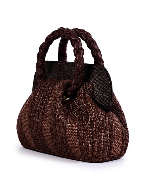 Jacquard raffia handbag VIAMAILBAG | DEAPOSHP03