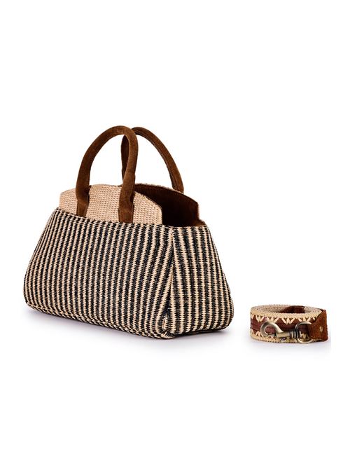 Jacquard raffia shopping bag VIAMAILBAG | LIZZYROVERG01