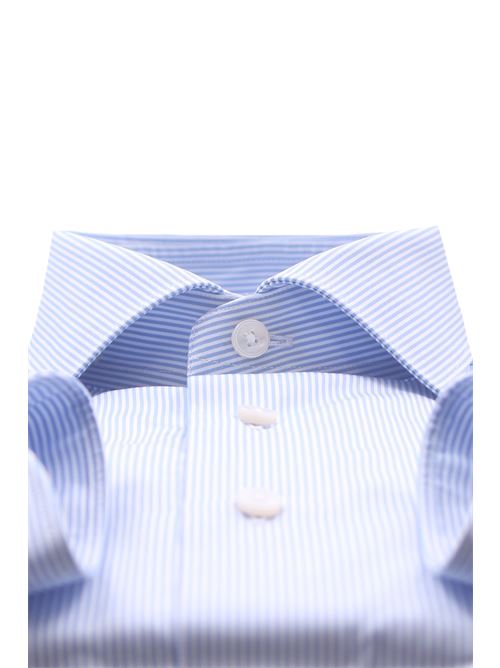camicia comfort di cotone a righe XACUS | 11232ML35801