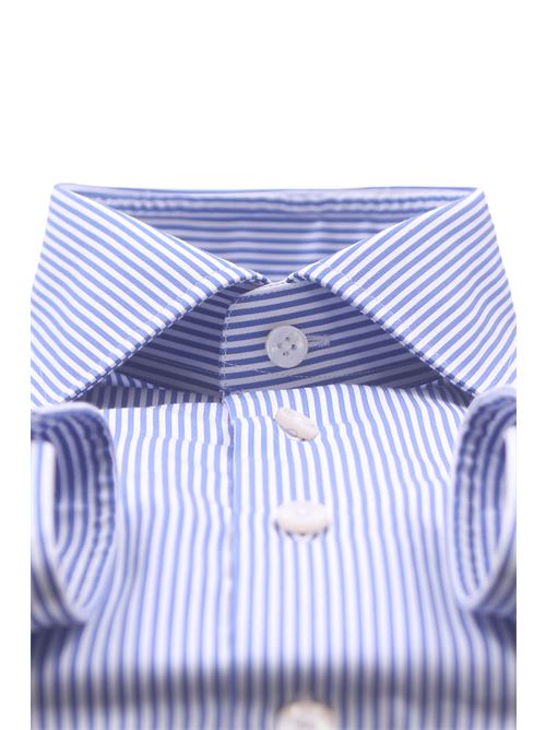 camicia comfort a righe in cotone twill XACUS | 11293ML33104