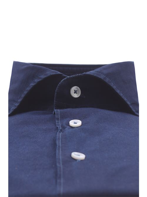 camicia indaco in mussola di cotone XACUS | 21124ML721003