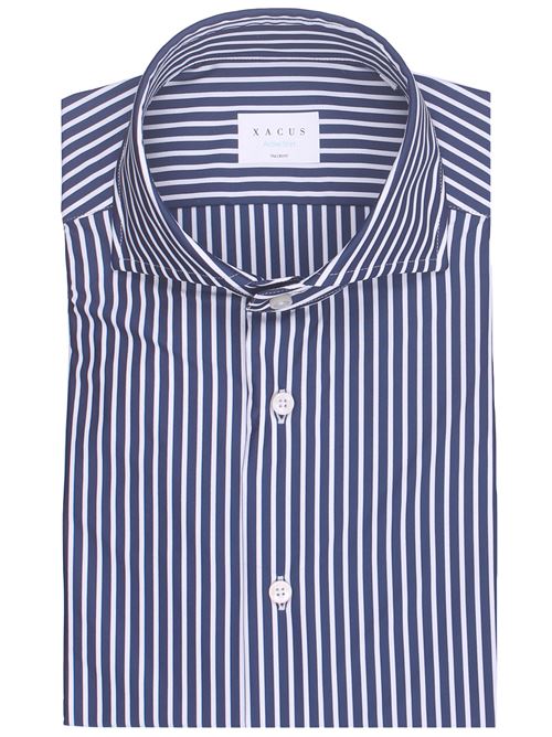 camicia active bi-stretch a righe XACUS | 21619MLACT521006