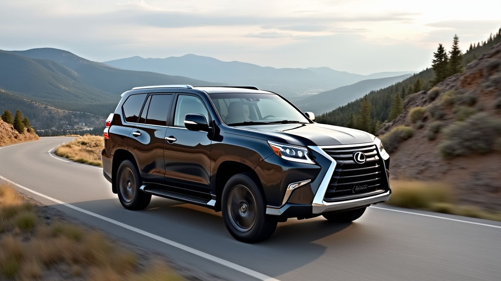 2024 Lexus GX550 on a mountain road