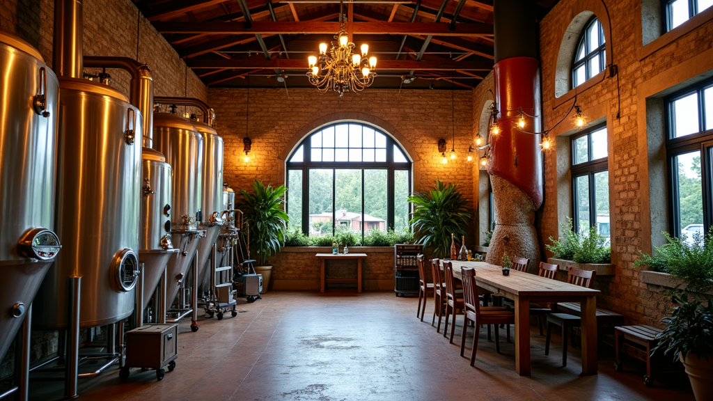 Inside view of Philips Brewing in Victoria BC