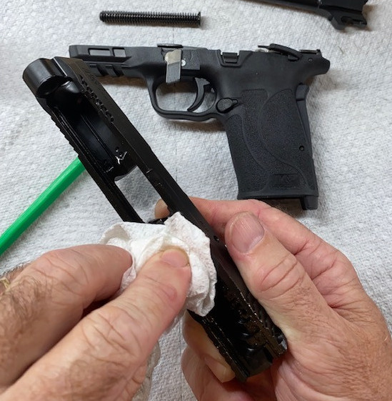 S&W M&P Shield EZ .380 Pistol How To Disassemble, Lube & Clean