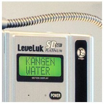 About Kangen Water Products - SD501 Platinum model panel