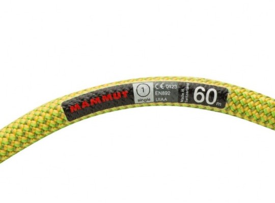 mammut single rope 60 m