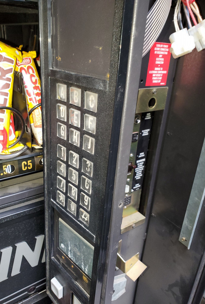 How to fix vending machine keypad panel selection for 35 Crane GPL