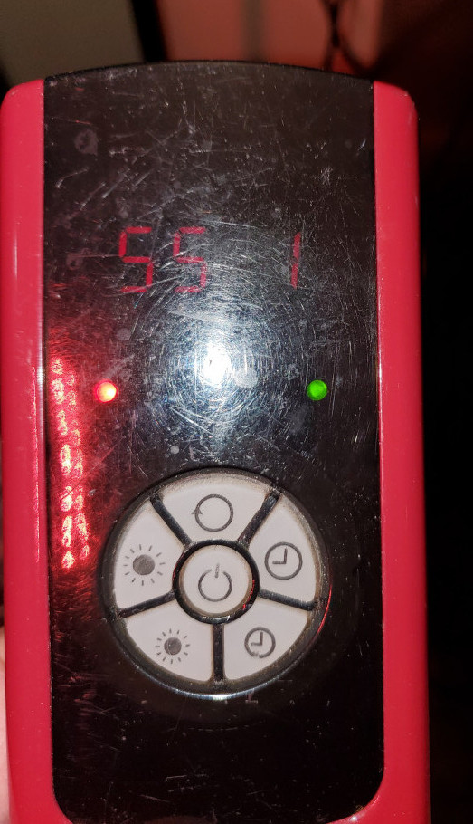 settings i use for heating pad chair