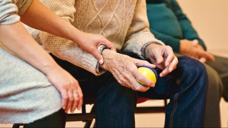 patients in clinic for pain relief