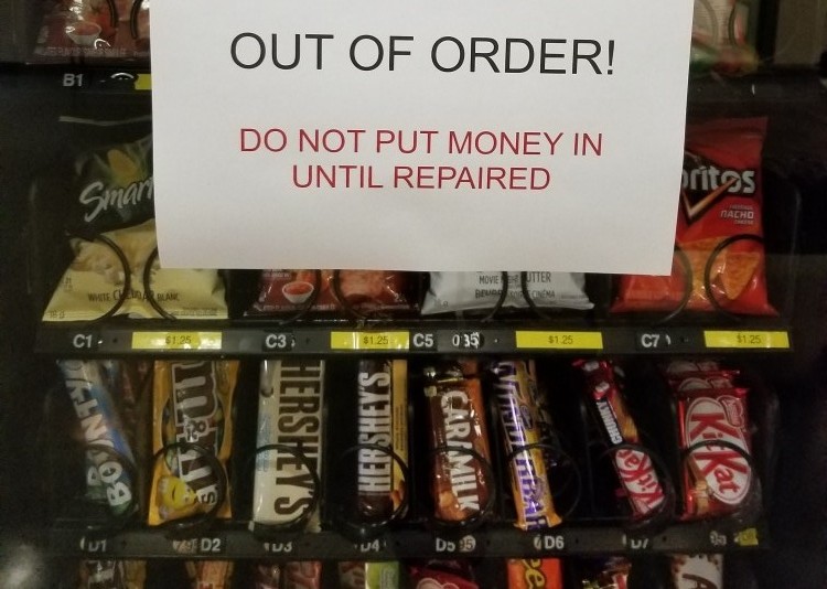 Simple fix on vending coin mechanism not accepting coins Vending