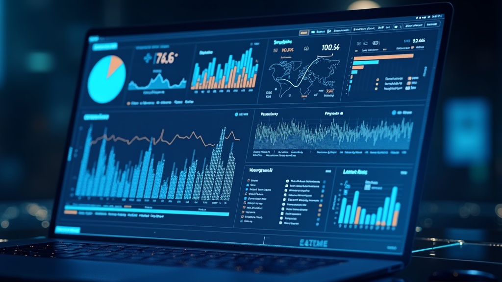 5 Top AI Affiliate Marketing Platforms Compared 2 AI-powered dashboard displaying affiliate data and analytics charts