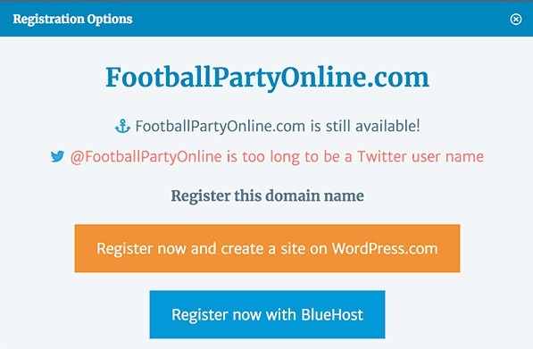 lean domain search social and buy features