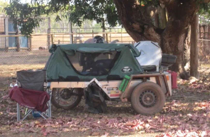 motorcycle camping cot
