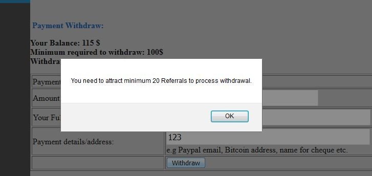 We need 20 referrals?
