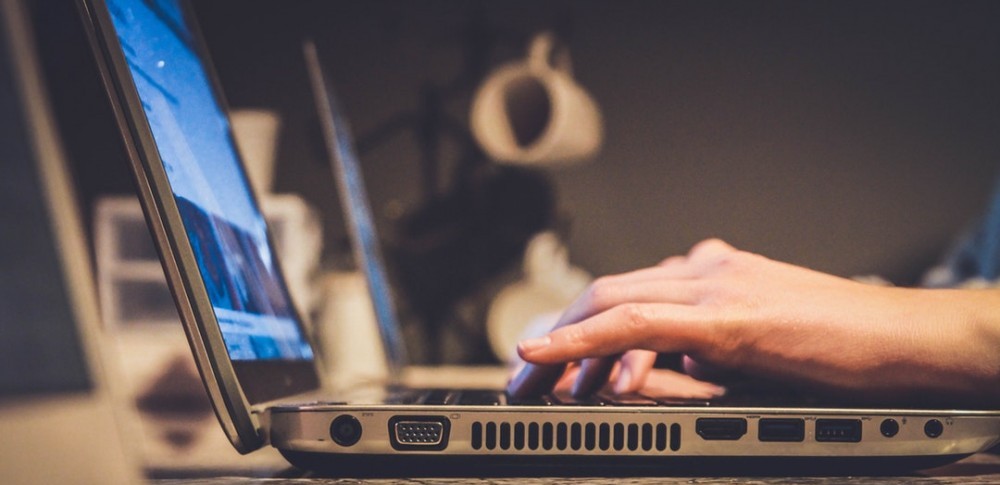 Typing On A Computer