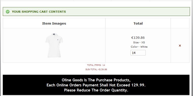 Exceed payment limit?