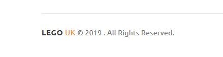 Copyright Notice By Lego UK ?