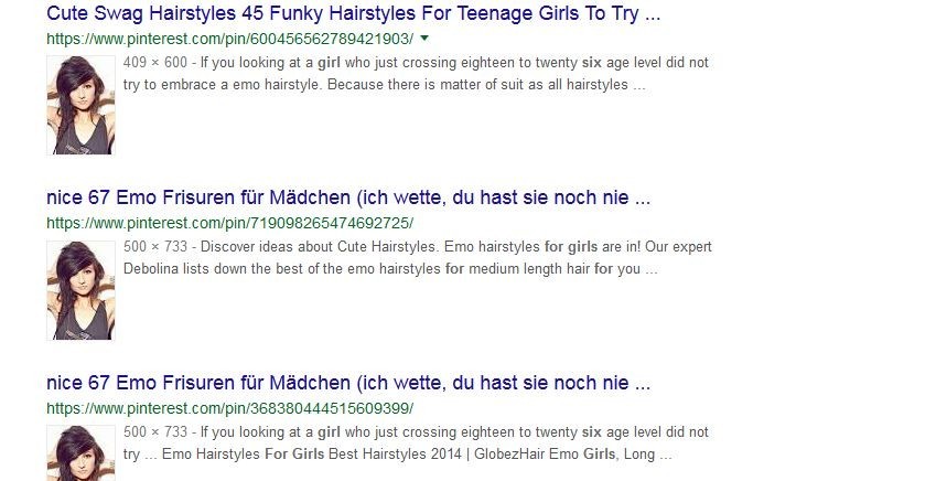 Hairstyles and Fake Images