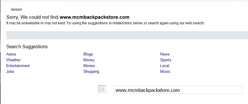 Can't find the website